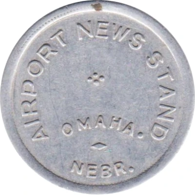 1 Dollar - Airport News Stand (Omaha, Nebraska) ND front