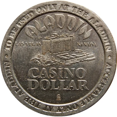 1 Dollar - Aladdin Casino (Las Vegas, Nevada) ND front