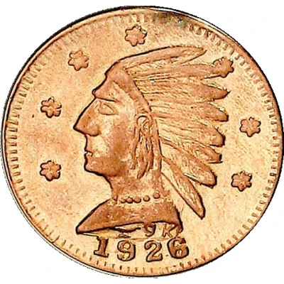 1 Dollar - Alberta Gold Indian head front