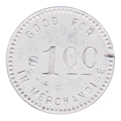 1 Dollar - B.H. Mintz General Merchandise (Marble, North Carolina) ND back