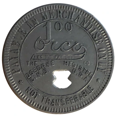 1 Dollar - Berger Coal Mining Co. (Le Junior, Kentucky) ND back