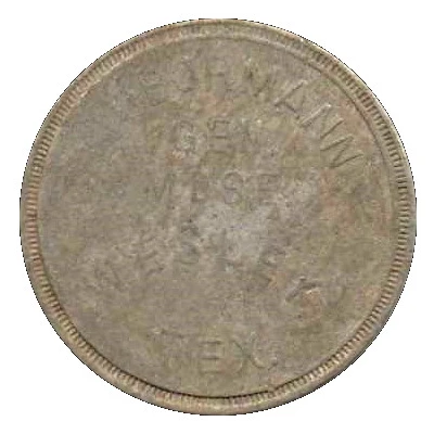1 Dollar - Bormann Gen. Mdse. (Wesley, Texas) ND front