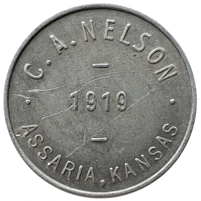 1 Dollar - C. A. Nelson (Assaria, Kansas) ND front
