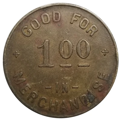 1 Dollar - C. B. Purdy ND back