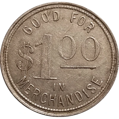 1 Dollar - C. Blocker ND back