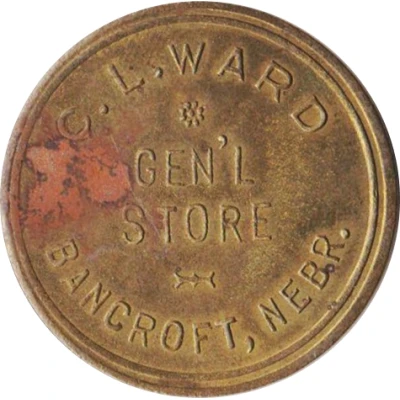 1 Dollar - C.L. Ward General Store Bancroft, Nebraska ND front