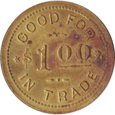 1 Dollar - C.L. Ward General Store Bancroft, Nebraska ND back