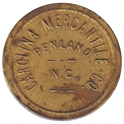 1 Dollar - Carolina Mercantile Co. (Penland, North Carolina) ND front