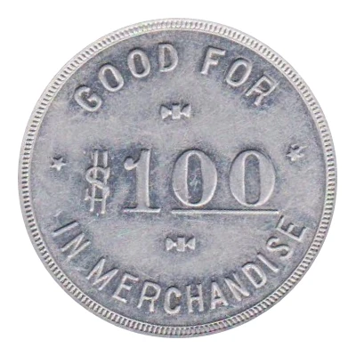1 Dollar - Diers Brothers I.G.A. Store (Gresham, Nebraska) ND back