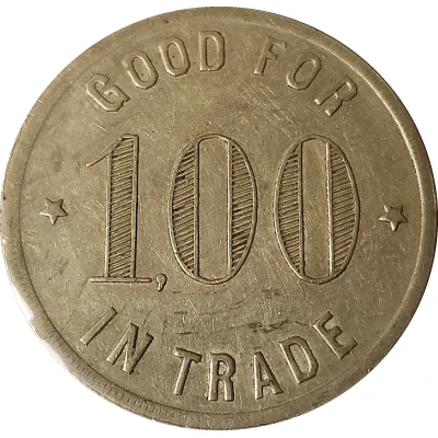 1 Dollar - E. L. Keckley (Agra, KS) ND back