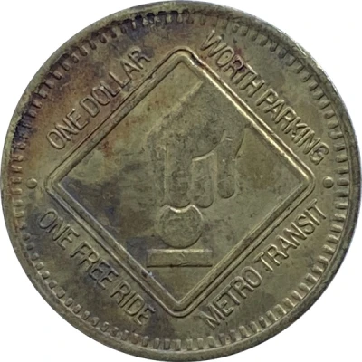 1 Dollar - Easy Streets (Downtown Seattle Association) ND back