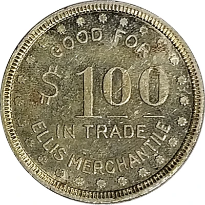 1 Dollar - Ellis Mercantile ND front