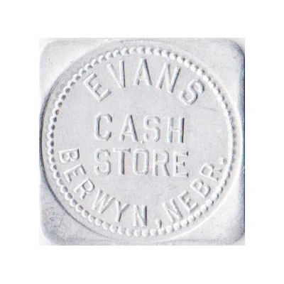 1 Dollar - Evans Cash Store Berwyn, Nebraska ND front