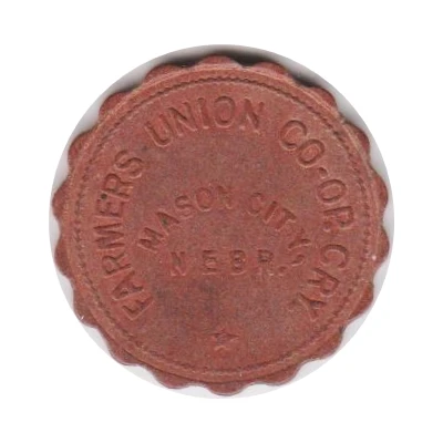 1 Dollar - Farmers Union CO-OP Cry. (Mason City, Nebraska) ND front