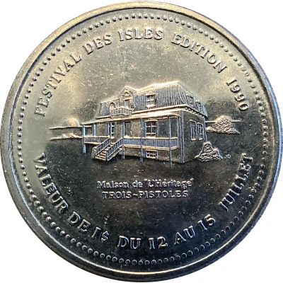 1 Dollar - Festival des Isles Trois-Pistoles, Québec front