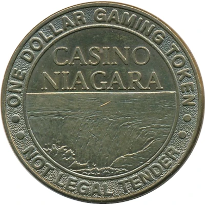 1 Dollar Gaming Token - Casino Niagara (Ontario) ND front