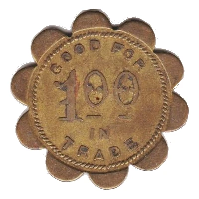 1 Dollar - Genzlinger and Klein (Burr, Nebraska) ND back
