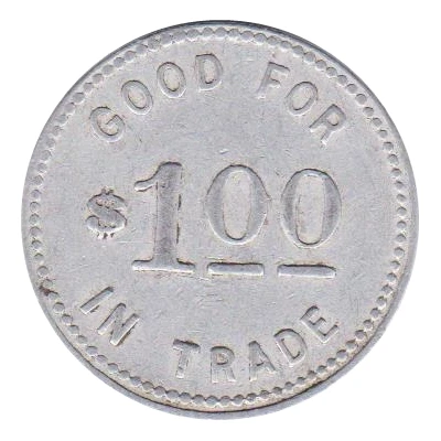 1 Dollar - Genzlinger and Klein (Burr, Nebraska) ND back