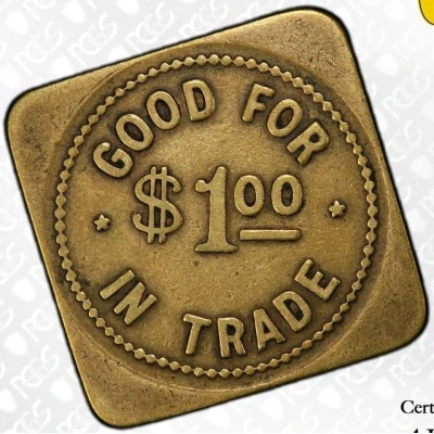 1 Dollar - Grayson Cooperative Co Blanding, Utah ND back