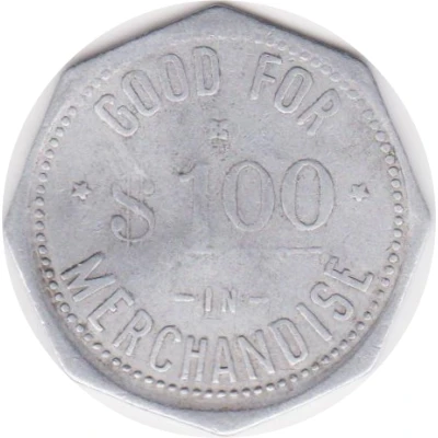 1 Dollar - H. H. Schacht (Cook, Nebraska) ND back