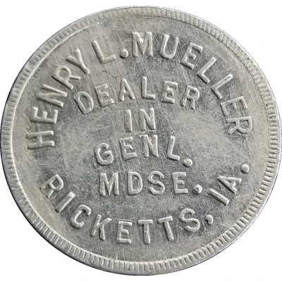 1 Dollar - Henry L. Mueller ND front