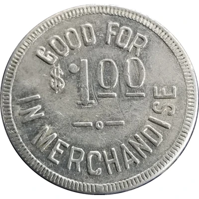 1 Dollar - Henry L. Mueller ND back