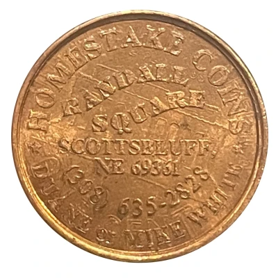1 Dollar - Homestake Coins (Scottsbluff, Nebraska) ND front