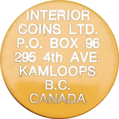 1 Dollar - Interior Coins Ltd. Kamloops, British Columbia front