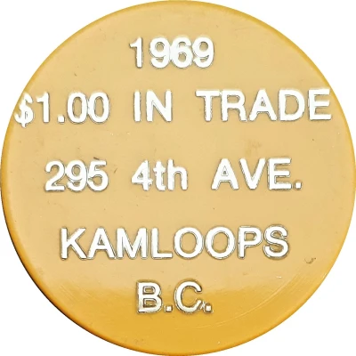 1 Dollar - Interior Coins Ltd. Kamloops, British Columbia back
