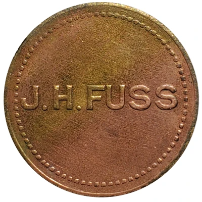 1 Dollar - J. H. Fuss ND front