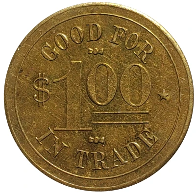 1 Dollar - J. H. Fuss ND back