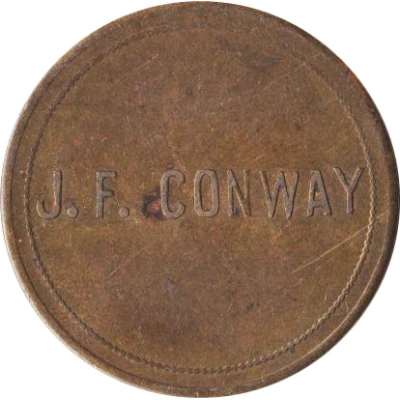 1 Dollar - J.F. Conway (Lushton, Nebraska) ND front