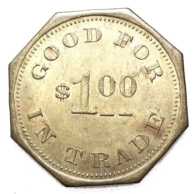 1 Dollar - James Hennum Sloan, Iowa ND back