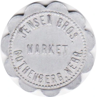 1 Dollar - Jensen Brothers Market (Gothenburg, Nebraska) ND front