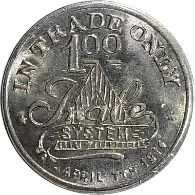 1 Dollar - Joe Grocery Co. ND back