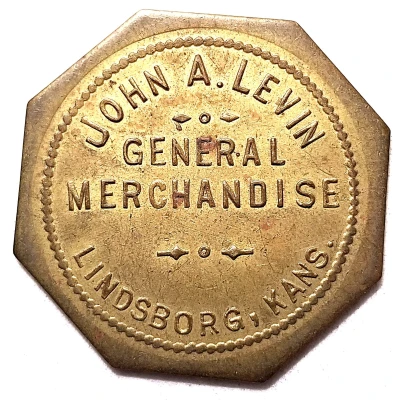 1 Dollar - John A. Levin (Lindsborg, Kansas) ND front