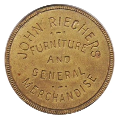 1 Dollar - John Riechers Furniture and General Merchandise (Clatonia, Nebraska) ND front