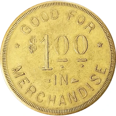 1 Dollar - K. J. Taralseth and Co. ND back