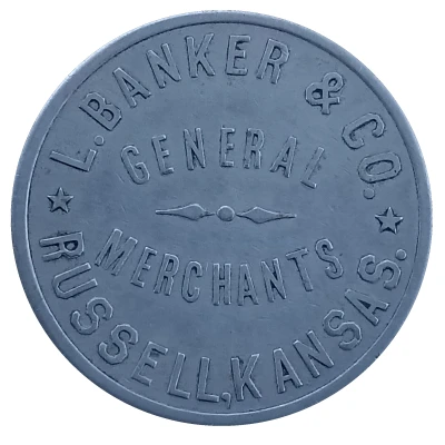 1 Dollar - L. Banker and Co. (Russell, Kansas) ND front
