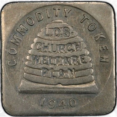 1 Dollar - LDS Church Welfare Plan Salt Lake City, Utah front