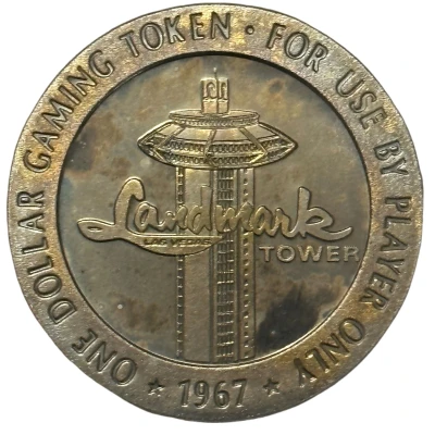 1 Dollar - Landmark Tower Las Vegas, Nevada front