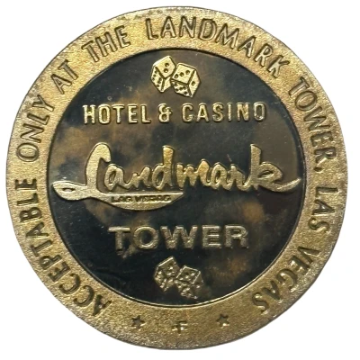 1 Dollar - Landmark Tower Las Vegas, Nevada back
