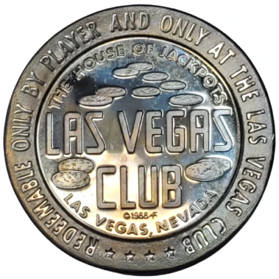 1 Dollar - Las Vegas Club Las Vegas, Nevada front