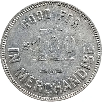 1 Dollar - M. H. Perlot ND back