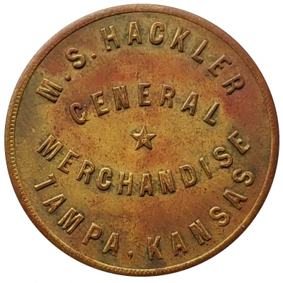 1 Dollar - M. S. Hackler (Tampa, Kansas) ND front