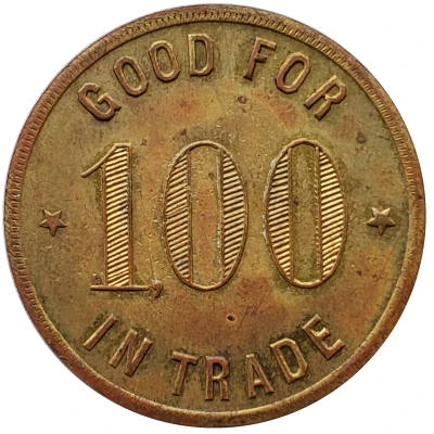 1 Dollar - M. S. Hackler (Tampa, Kansas) ND back