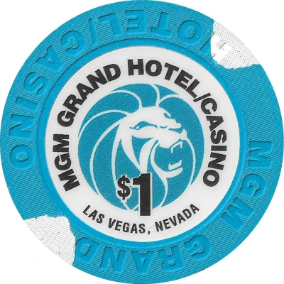 1 Dollar - MGM Grand Hotel and Casino ND front