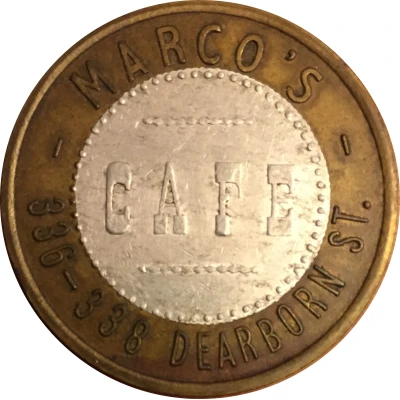 1 Dollar - Marco's Cafe (Chicago, IL) ND front