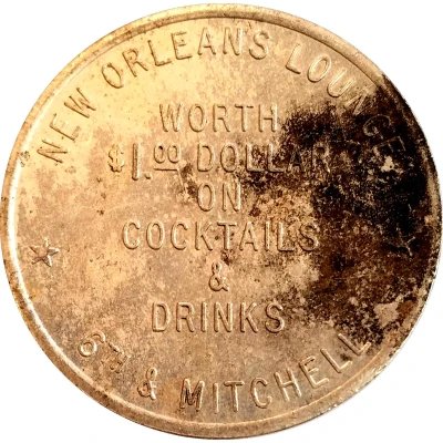 1 Dollar - New Orleans Lounge ND back