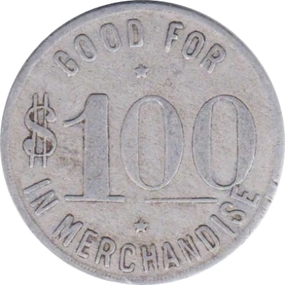 1 Dollar - Oscar Hoffman (Ashland, Nebraska) ND back